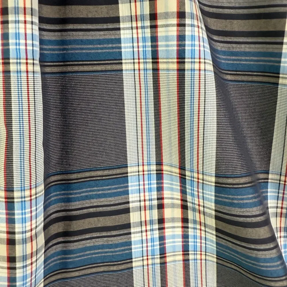 The North‎ Face Lightweight Short Sleeve Plaid Shirt Utility Hiking Blue Mens XL